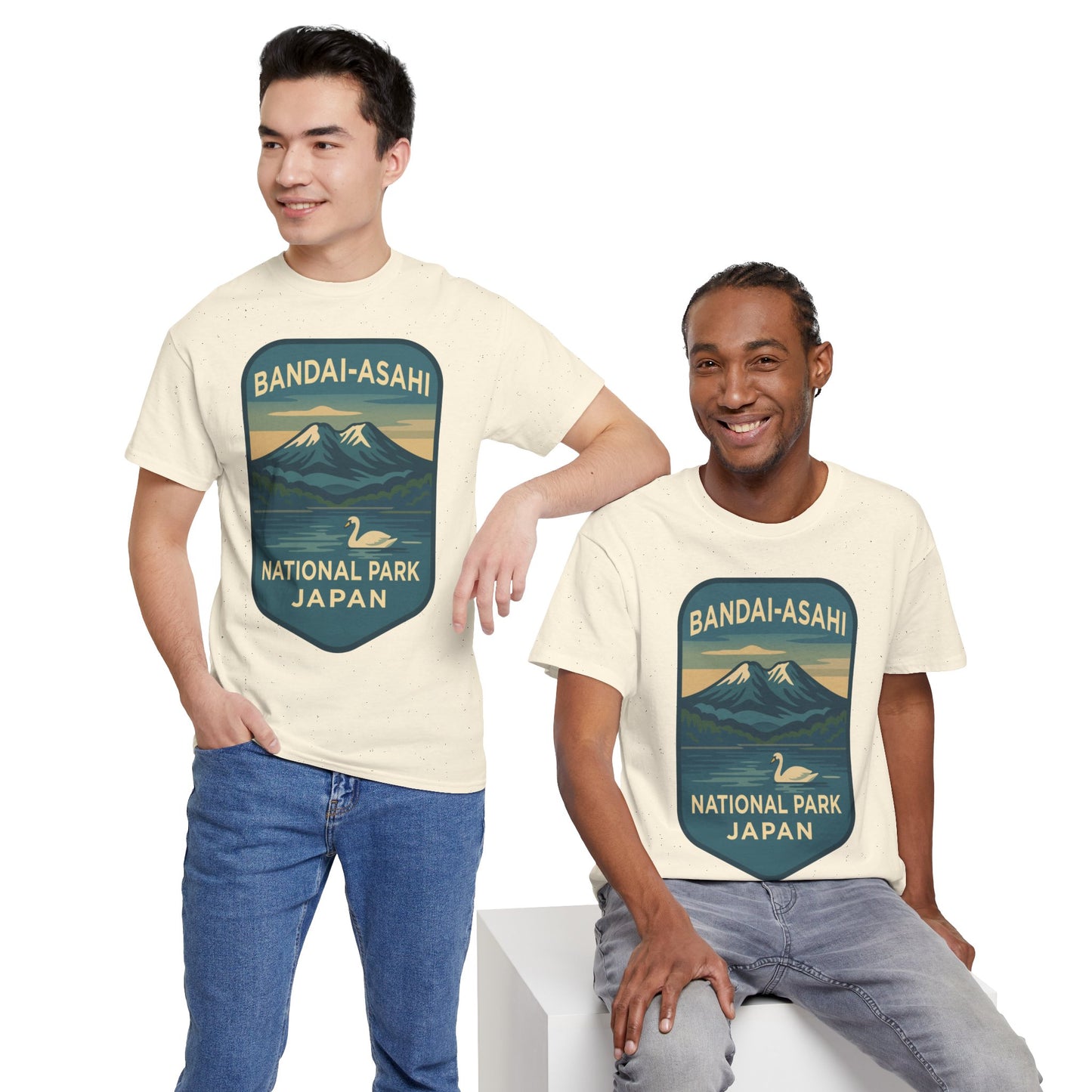 Bandai - Asahi National Park Logo Unisex Heavy Cotton Tee