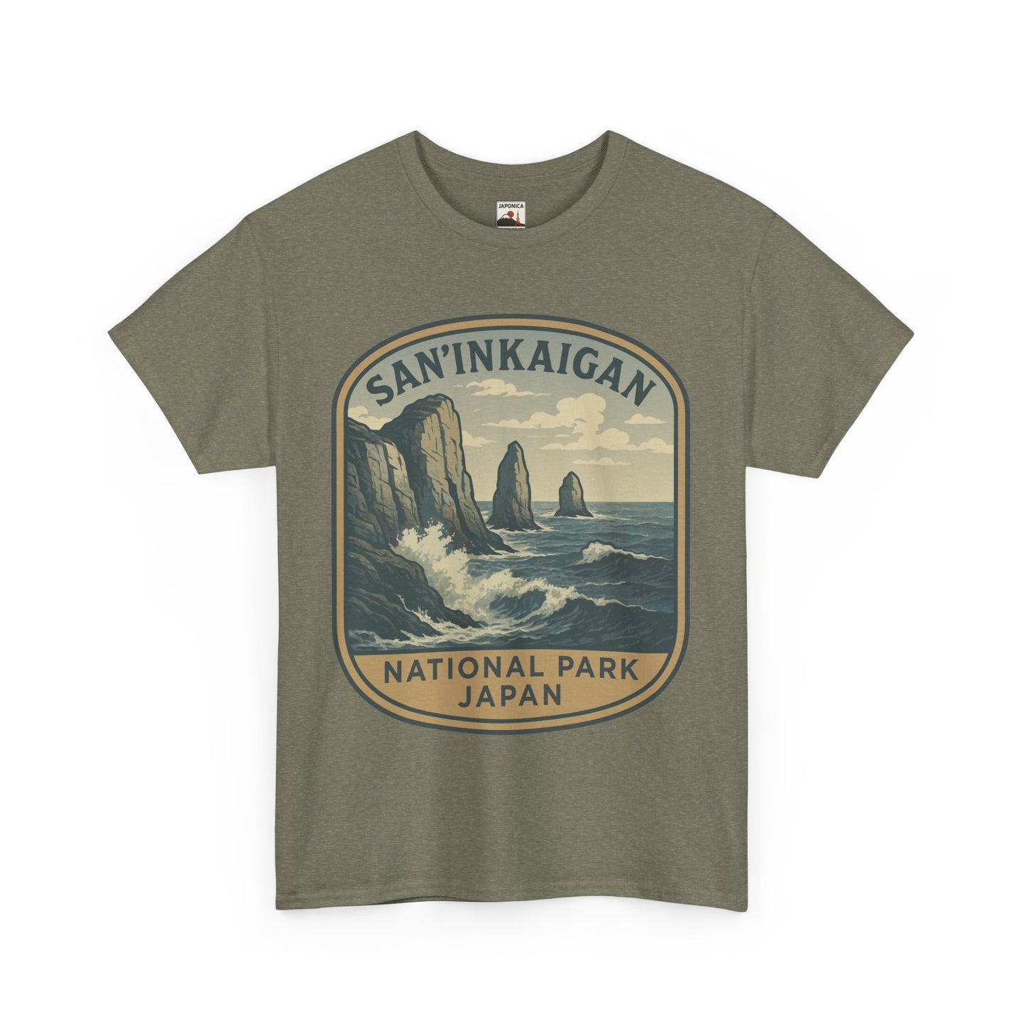 San’in Kaigan National Park Logo Unisex Heavy Cotton Tee
