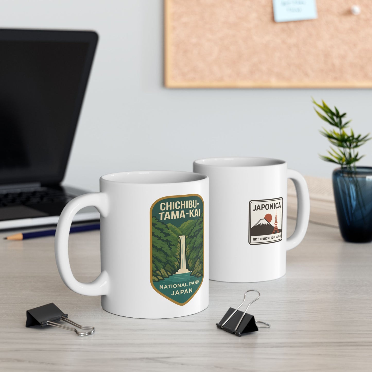 Chichibu - Tama - Kai National Park Logo Ceramic Mug