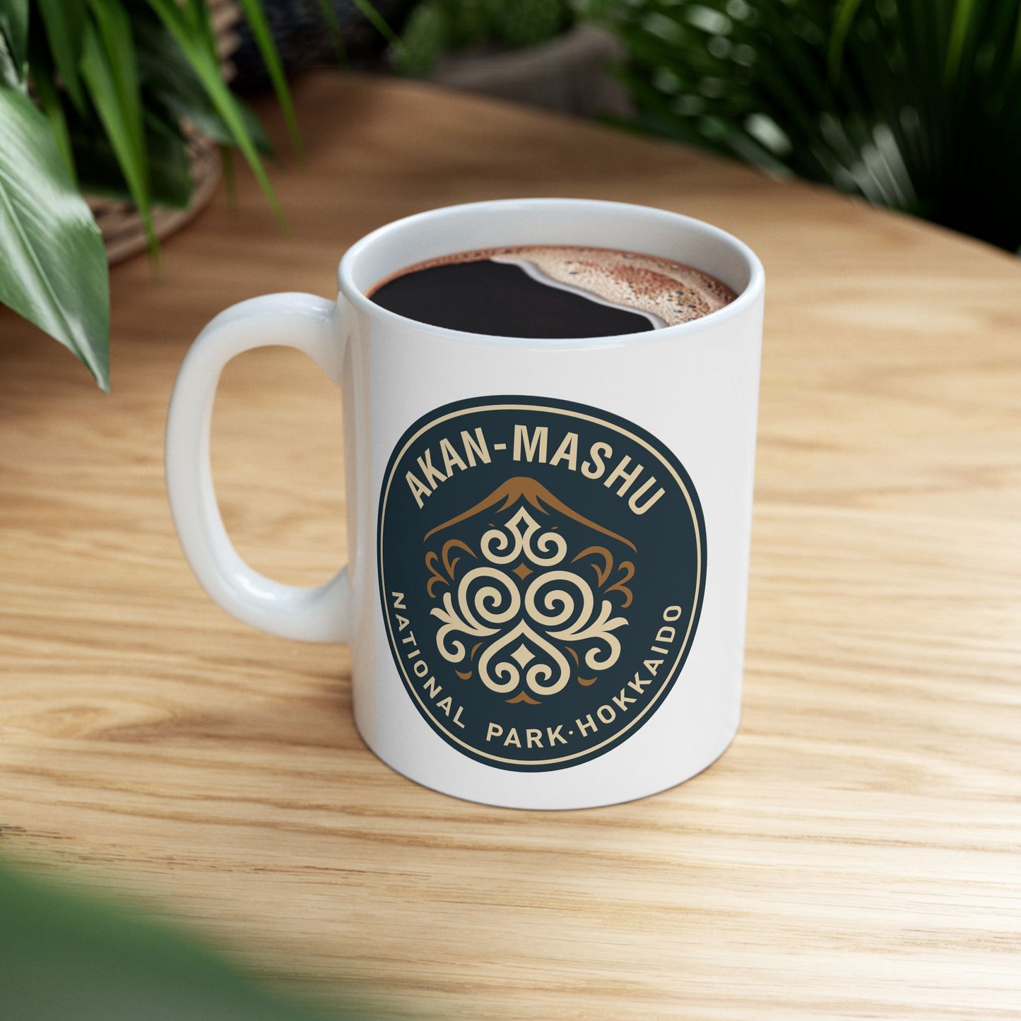 Akan Mashu National Park Logo Ceramic Mug