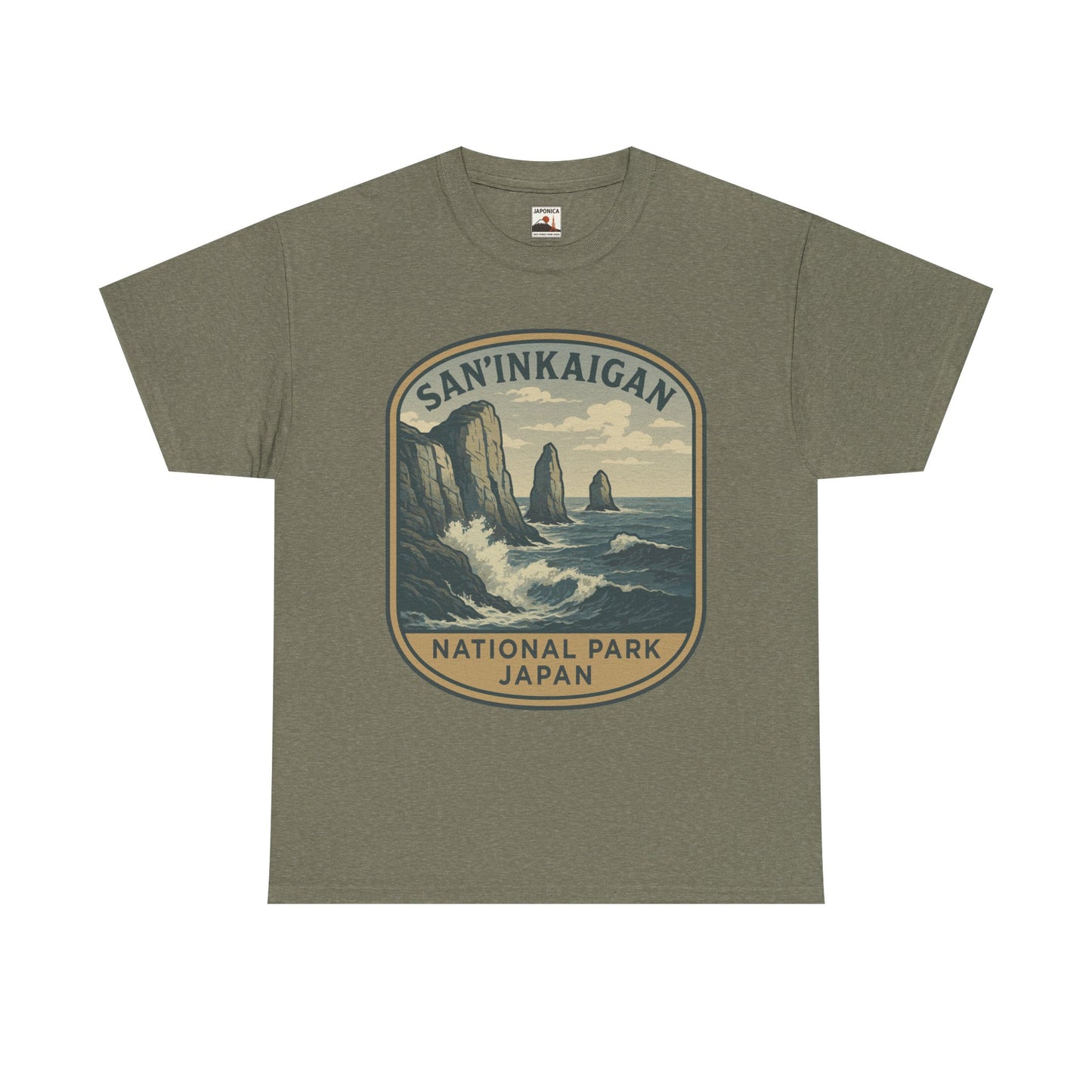 San’in Kaigan National Park Logo Unisex Heavy Cotton Tee