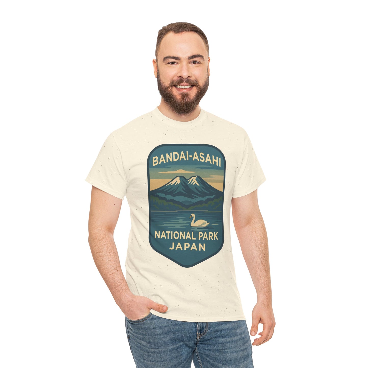 Bandai - Asahi National Park Logo Unisex Heavy Cotton Tee
