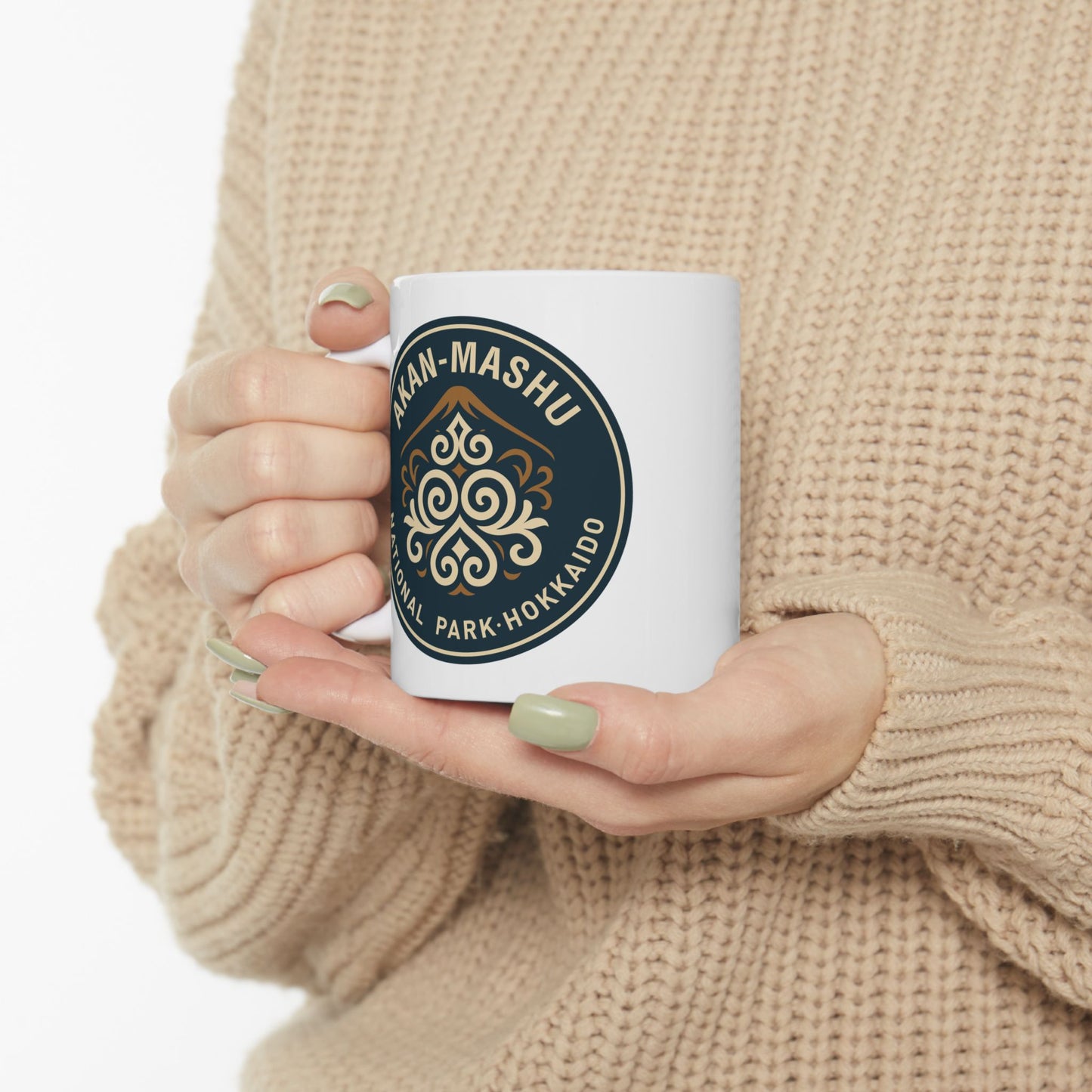 Akan Mashu National Park Logo Ceramic Mug