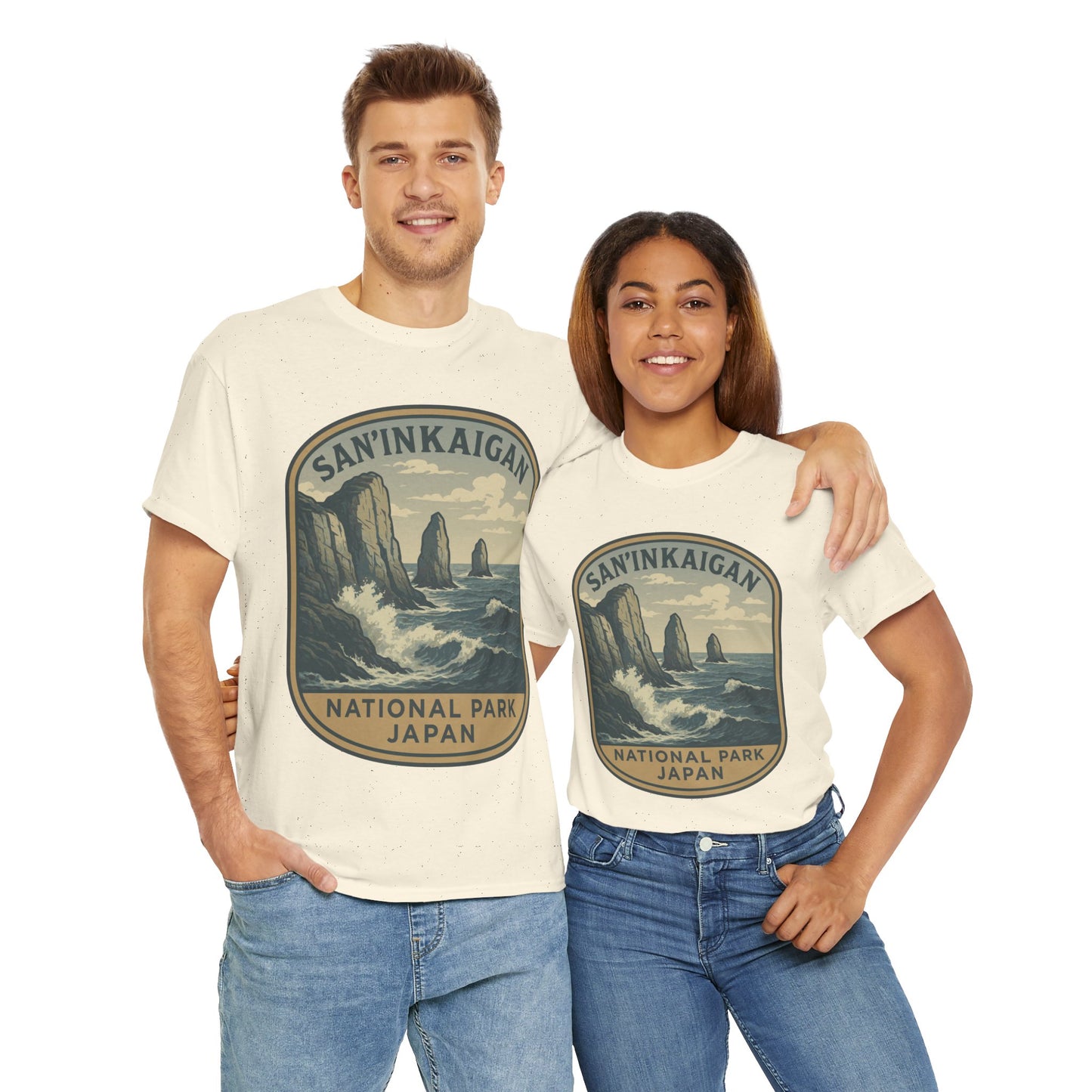 San’in Kaigan National Park Logo Unisex Heavy Cotton Tee