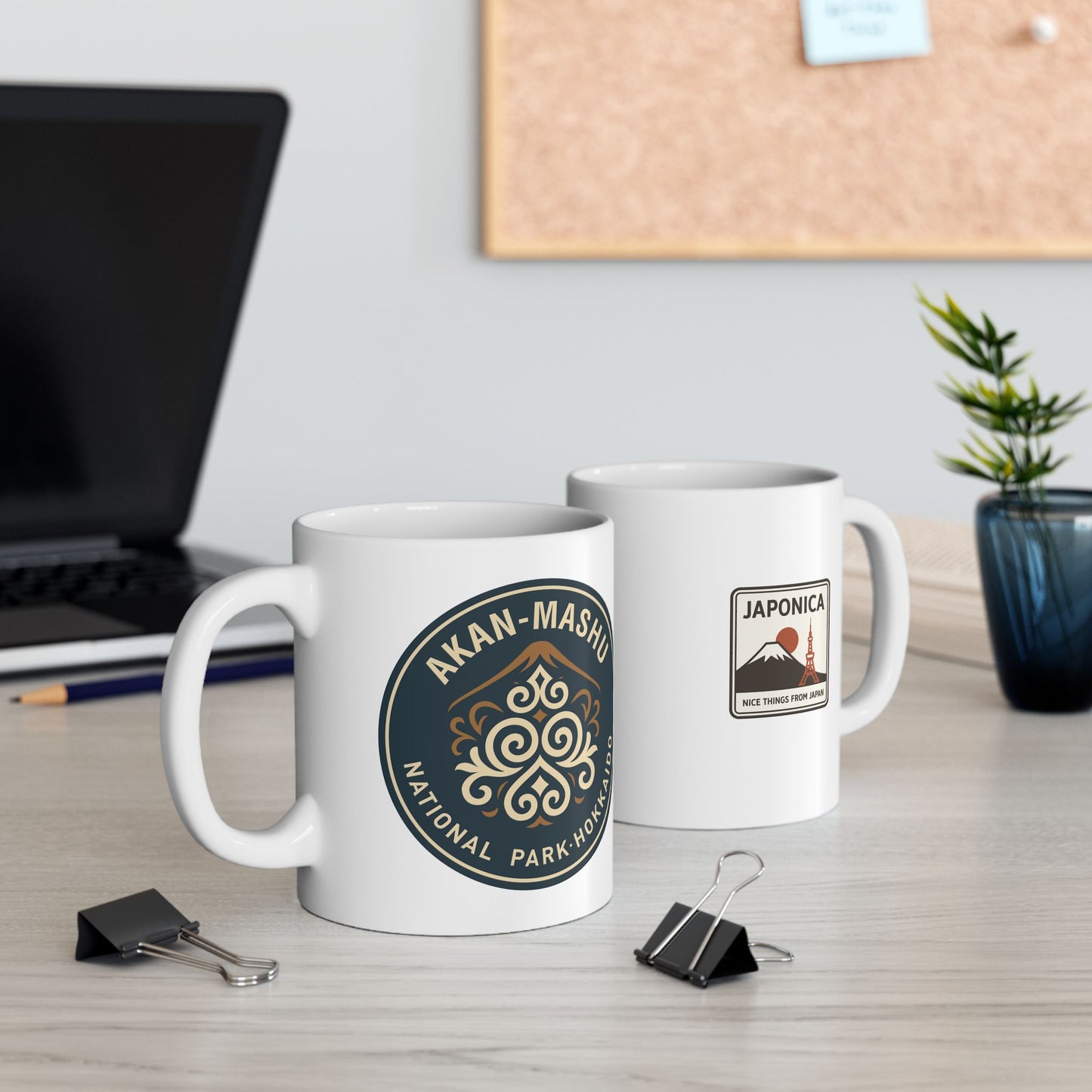 Akan Mashu National Park Logo Ceramic Mug