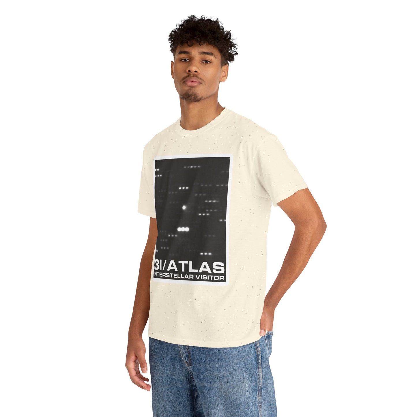 3I/ATLAS Interstellar Visitor Unisex Heavy Cotton Tee