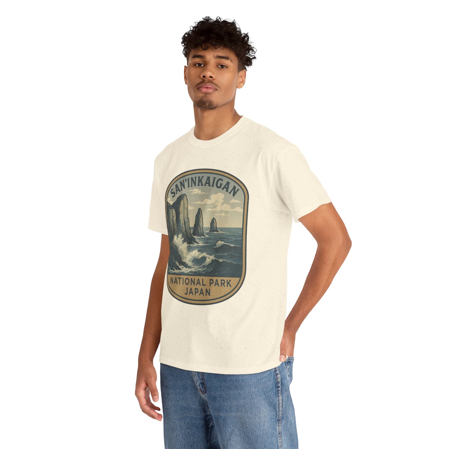 San’in Kaigan National Park Logo Unisex Heavy Cotton Tee