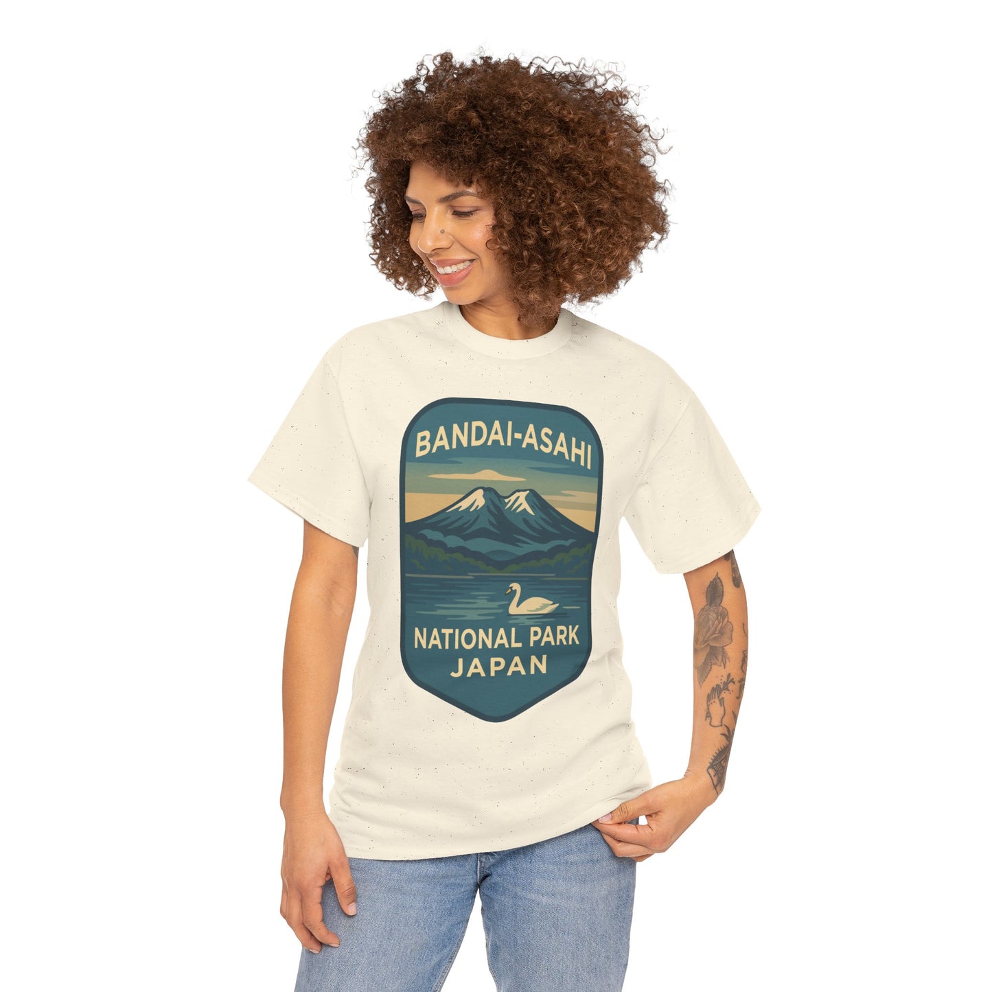 Bandai - Asahi National Park Logo Unisex Heavy Cotton Tee