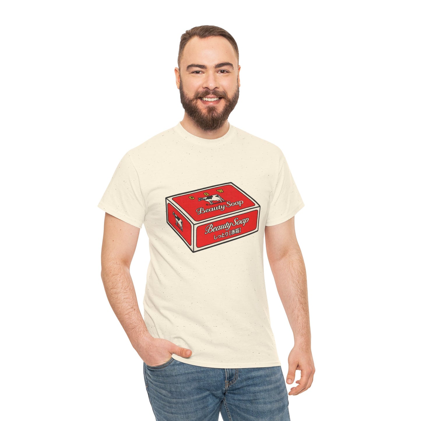 Cow Beauty Soap Unisex Heavy Cotton Tee