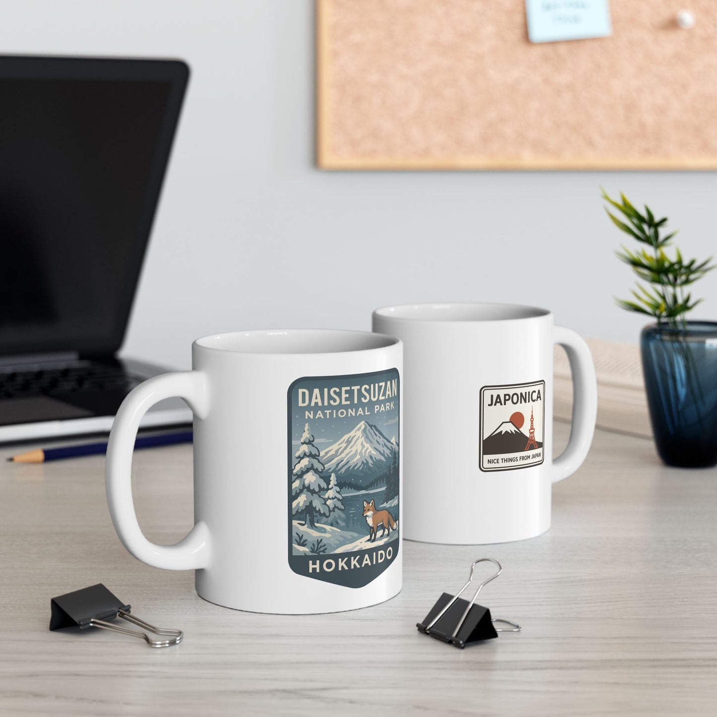 Daisetsuzan National Park Logo Ceramic Mug