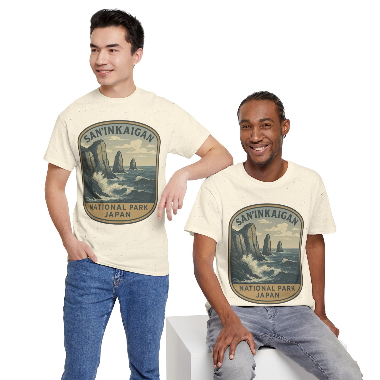 San’in Kaigan National Park Logo Unisex Heavy Cotton Tee