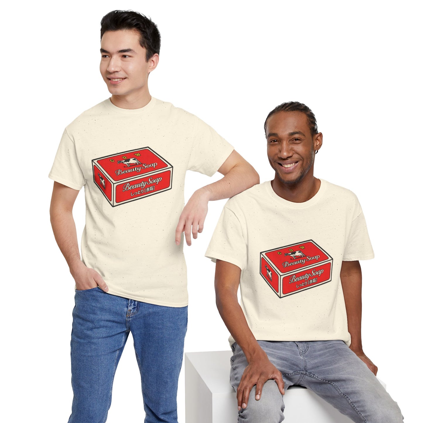 Cow Beauty Soap Unisex Heavy Cotton Tee