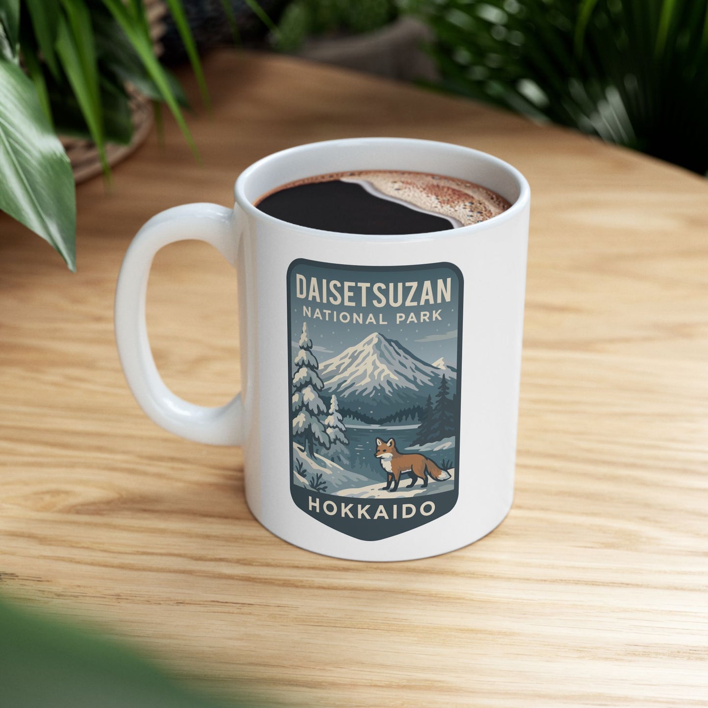 Daisetsuzan National Park Logo Ceramic Mug