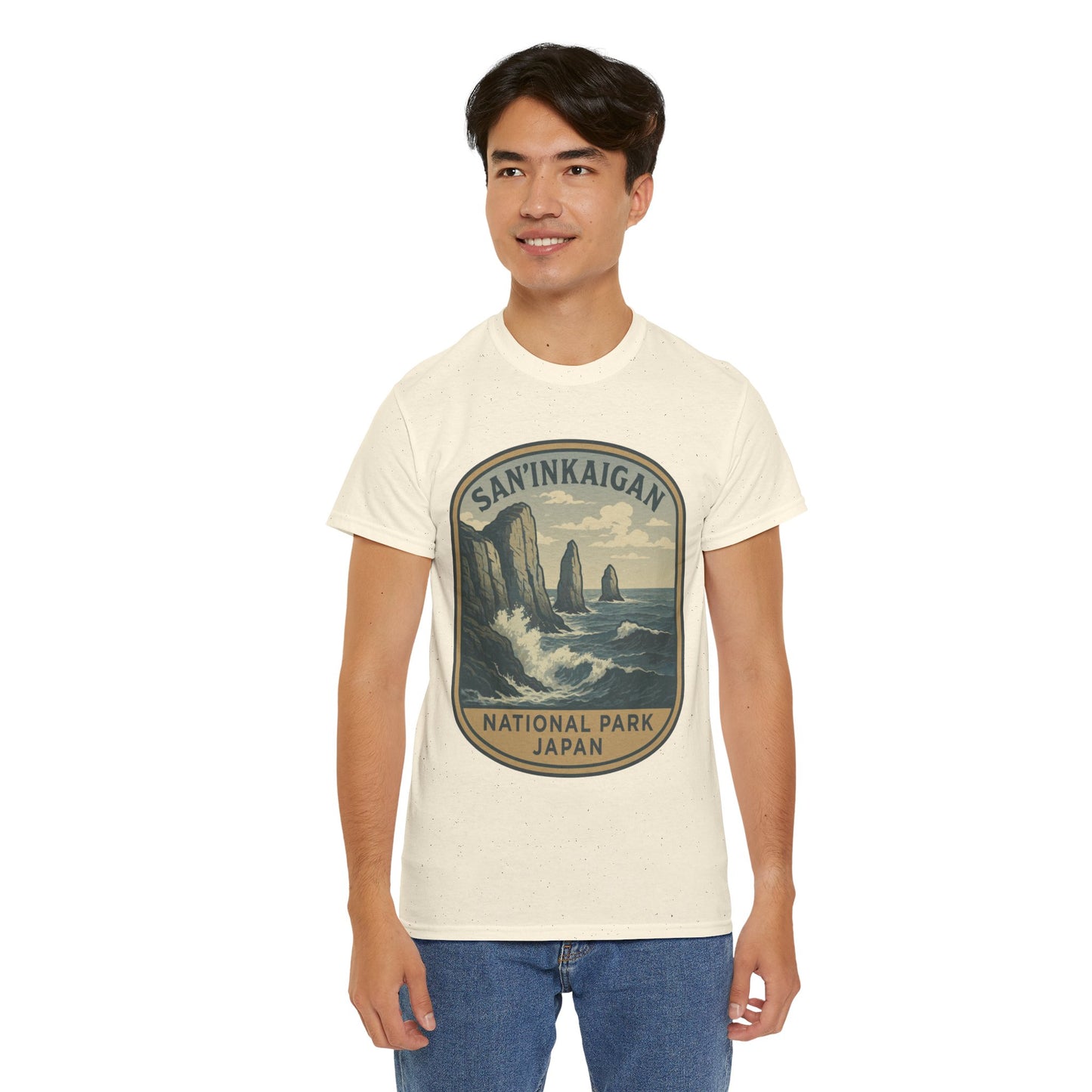 San’in Kaigan National Park Logo Unisex Heavy Cotton Tee