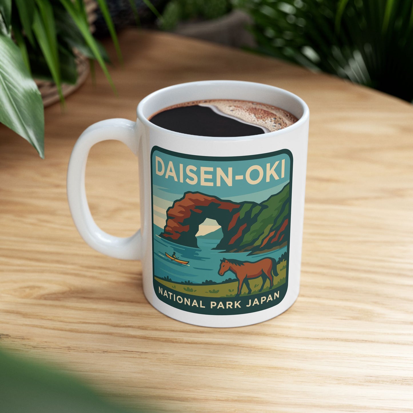 Daisen - Oki National Park Logo Ceramic Mug