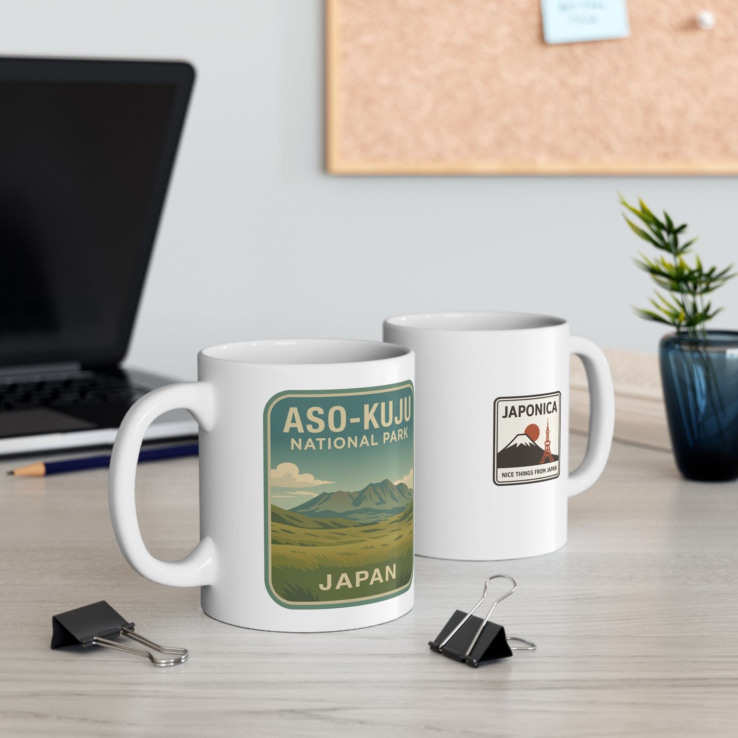 Aso - Kuju National Park Logo Ceramic Mug
