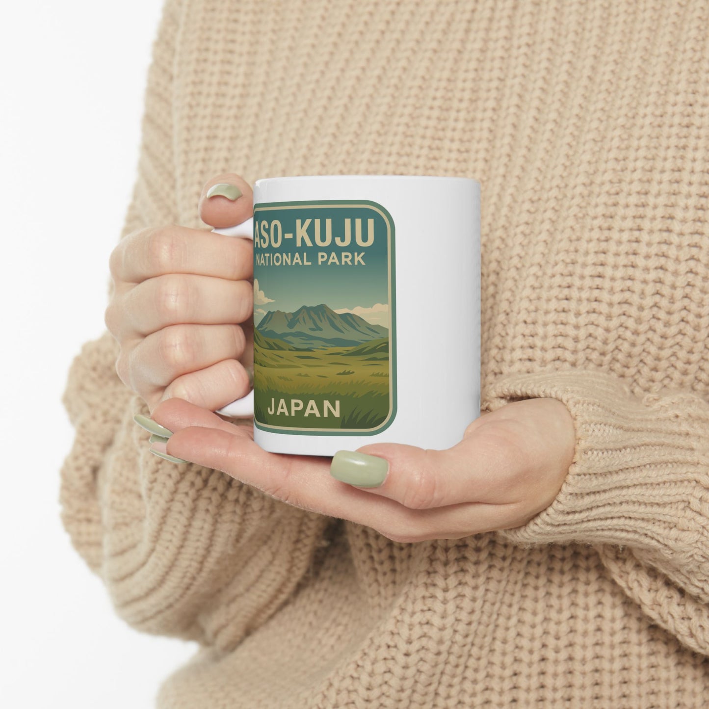 Aso - Kuju National Park Logo Ceramic Mug
