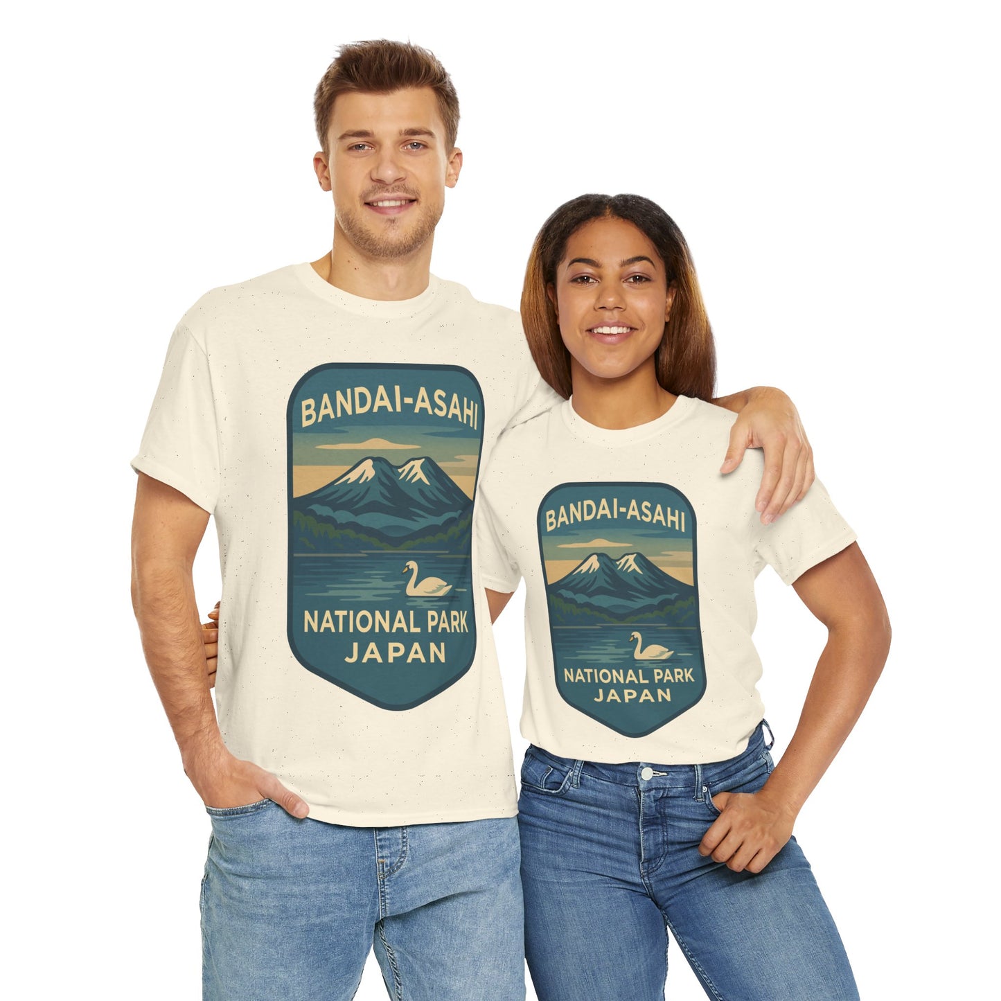 Bandai - Asahi National Park Logo Unisex Heavy Cotton Tee