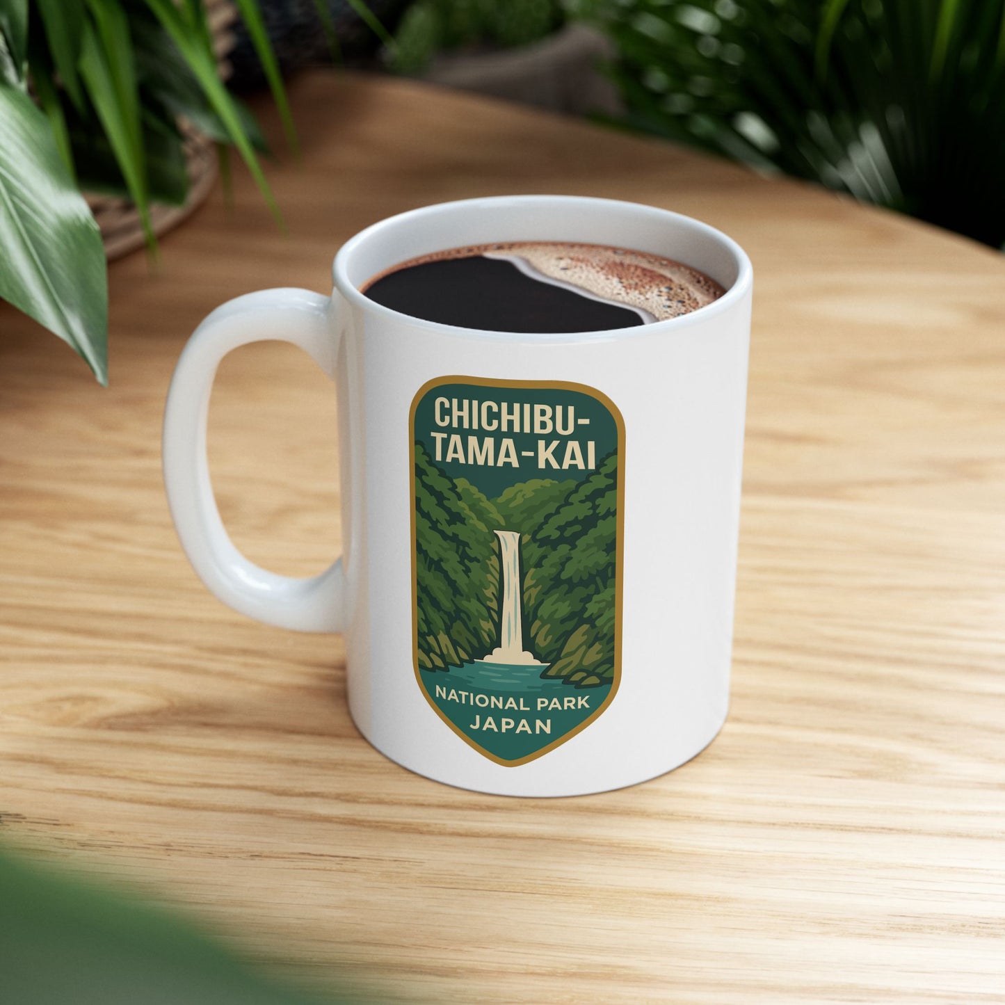 Chichibu - Tama - Kai National Park Logo Ceramic Mug