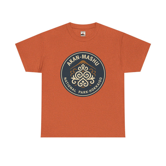 Akan Mashu National Park Logo Unisex Heavy Cotton Tee