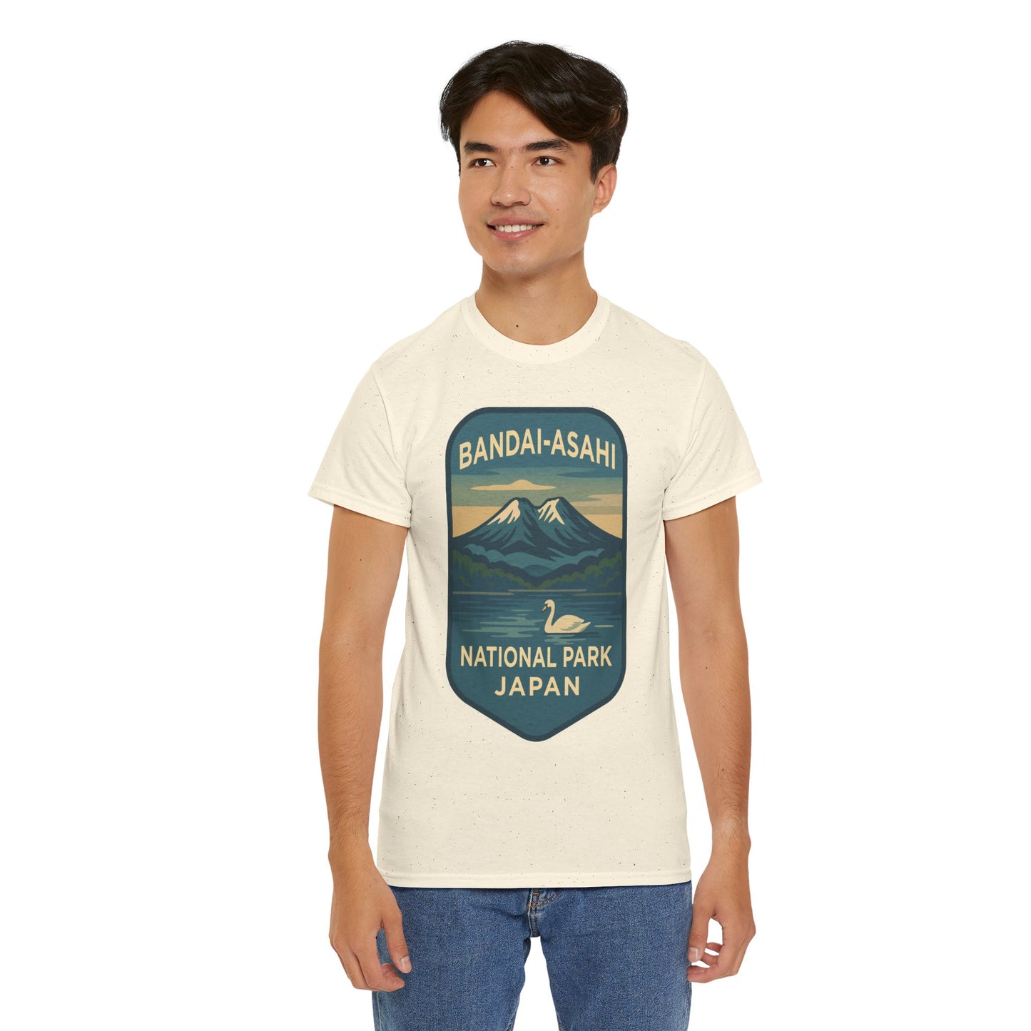 Bandai - Asahi National Park Logo Unisex Heavy Cotton Tee