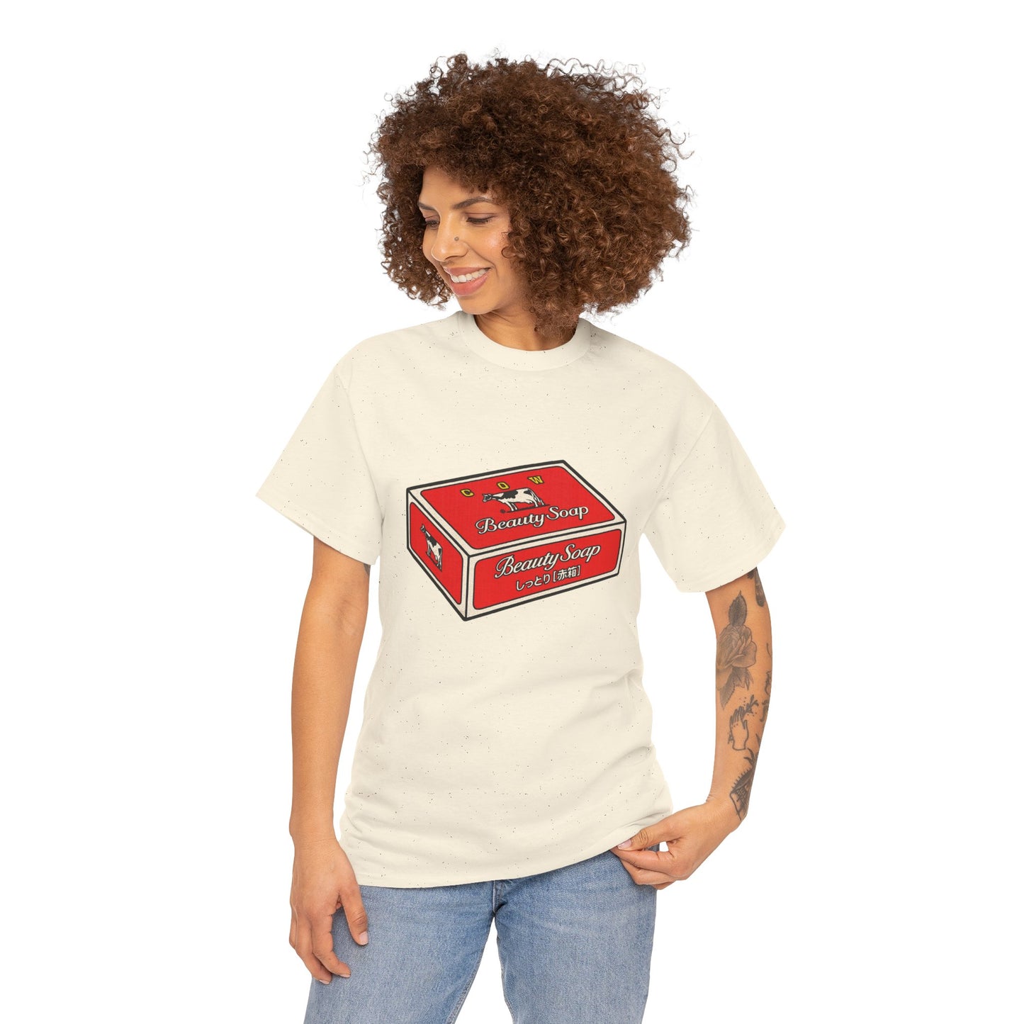 Cow Beauty Soap Unisex Heavy Cotton Tee