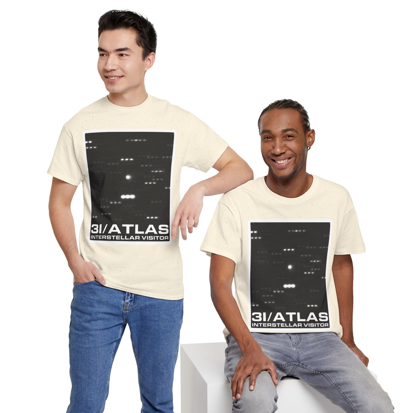 3I/ATLAS Interstellar Visitor Unisex Heavy Cotton Tee