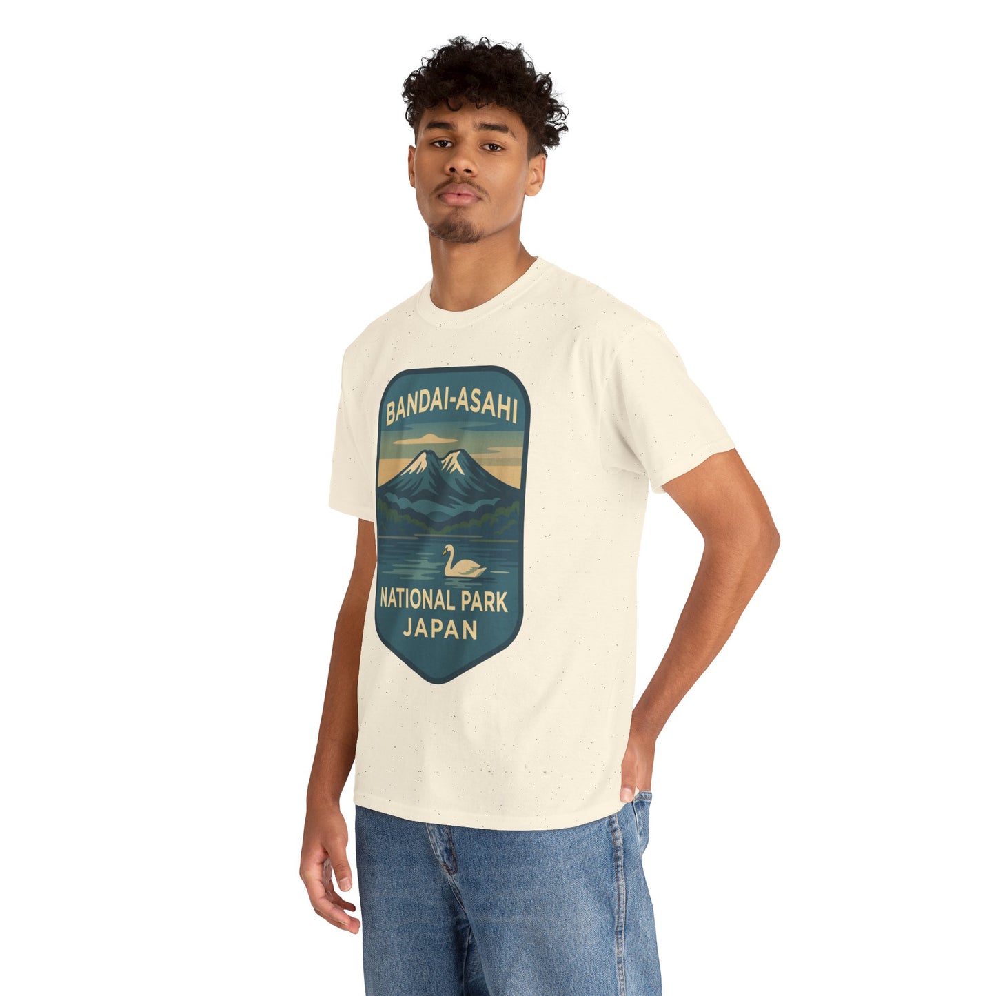 Bandai - Asahi National Park Logo Unisex Heavy Cotton Tee