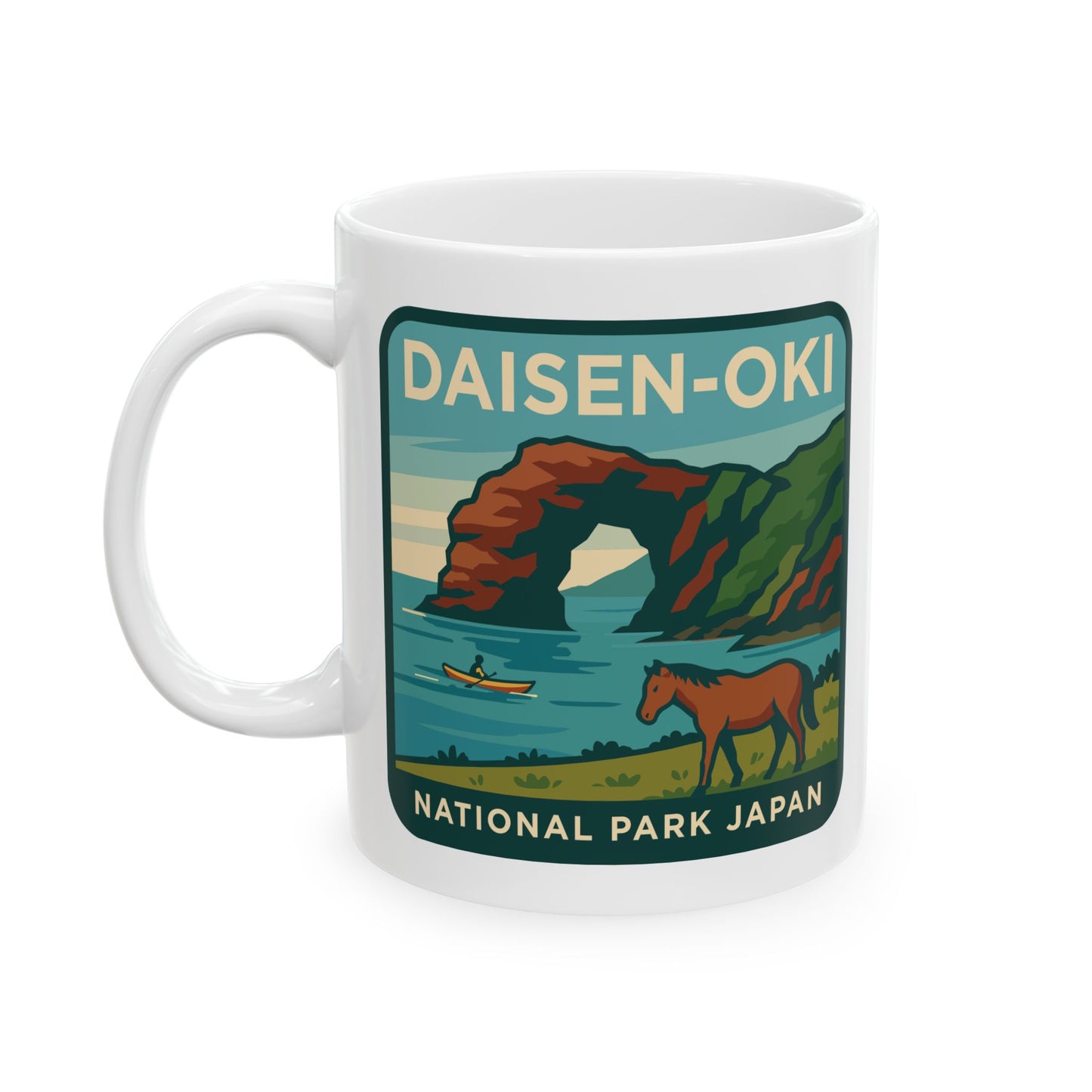 Daisen - Oki National Park Logo Ceramic Mug