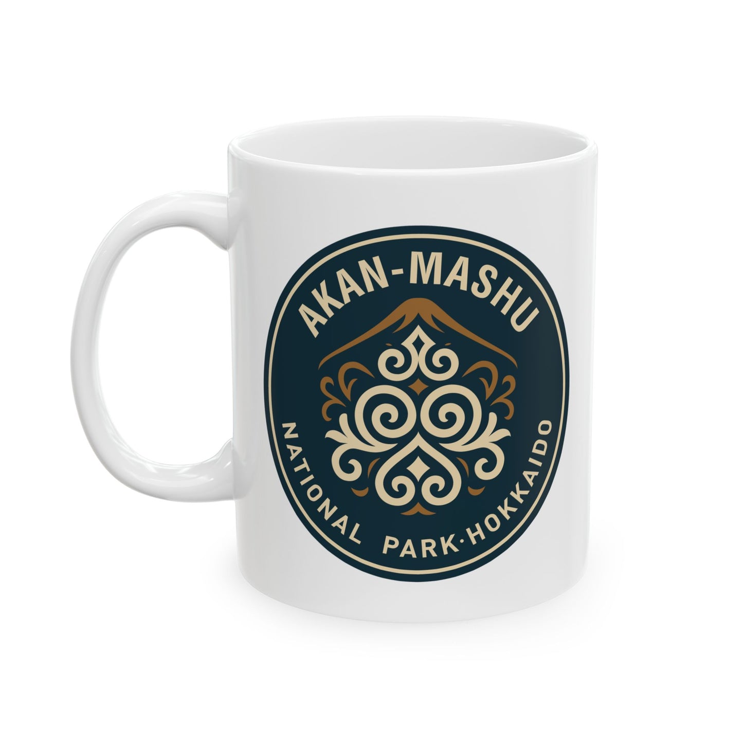 Akan Mashu National Park Logo Ceramic Mug