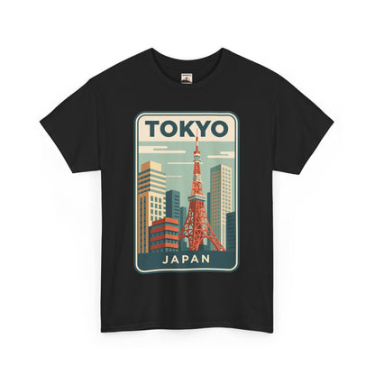 Tokyo Japan Unisex Heavy Cotton Tee