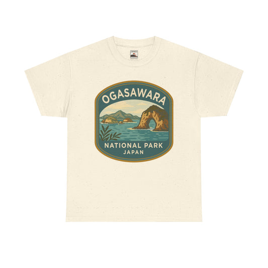Ogasawara National Park Logo Unisex Heavy Cotton Tee