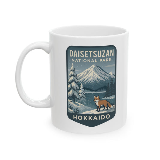 Daisetsuzan National Park Logo Ceramic Mug