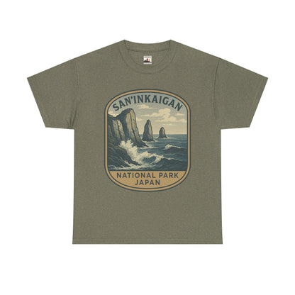 San’in Kaigan National Park Logo Unisex Heavy Cotton Tee