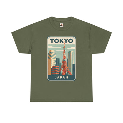 Tokyo Japan Unisex Heavy Cotton Tee