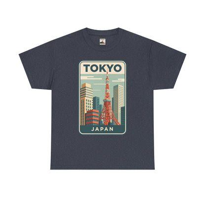 Tokyo Japan Unisex Heavy Cotton Tee