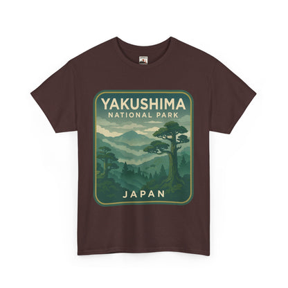 Yakushima National Park Logo Unisex Heavy Cotton Tee
