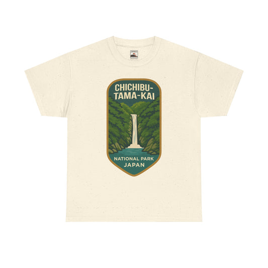 Chichibu - Tama - Kai National Park Logo Vintage Unisex Heavy Cotton Tee