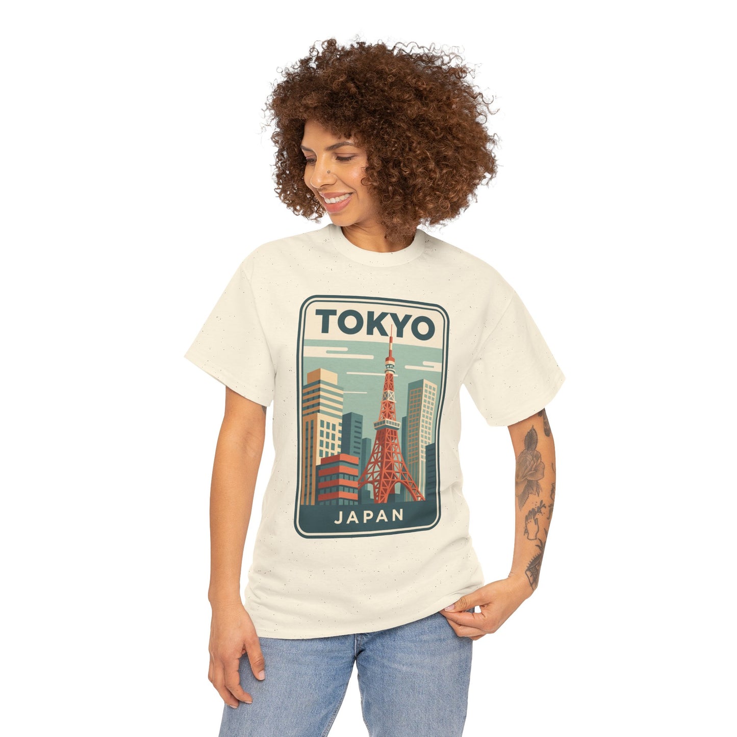 Tokyo Japan Unisex Heavy Cotton Tee