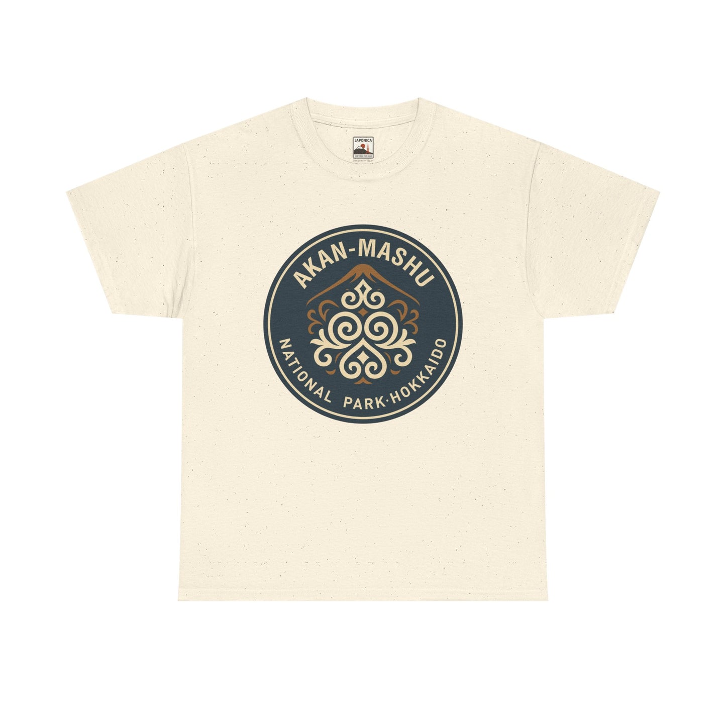 Akan Mashu National Park Logo Vintage Unisex Heavy Cotton Tee