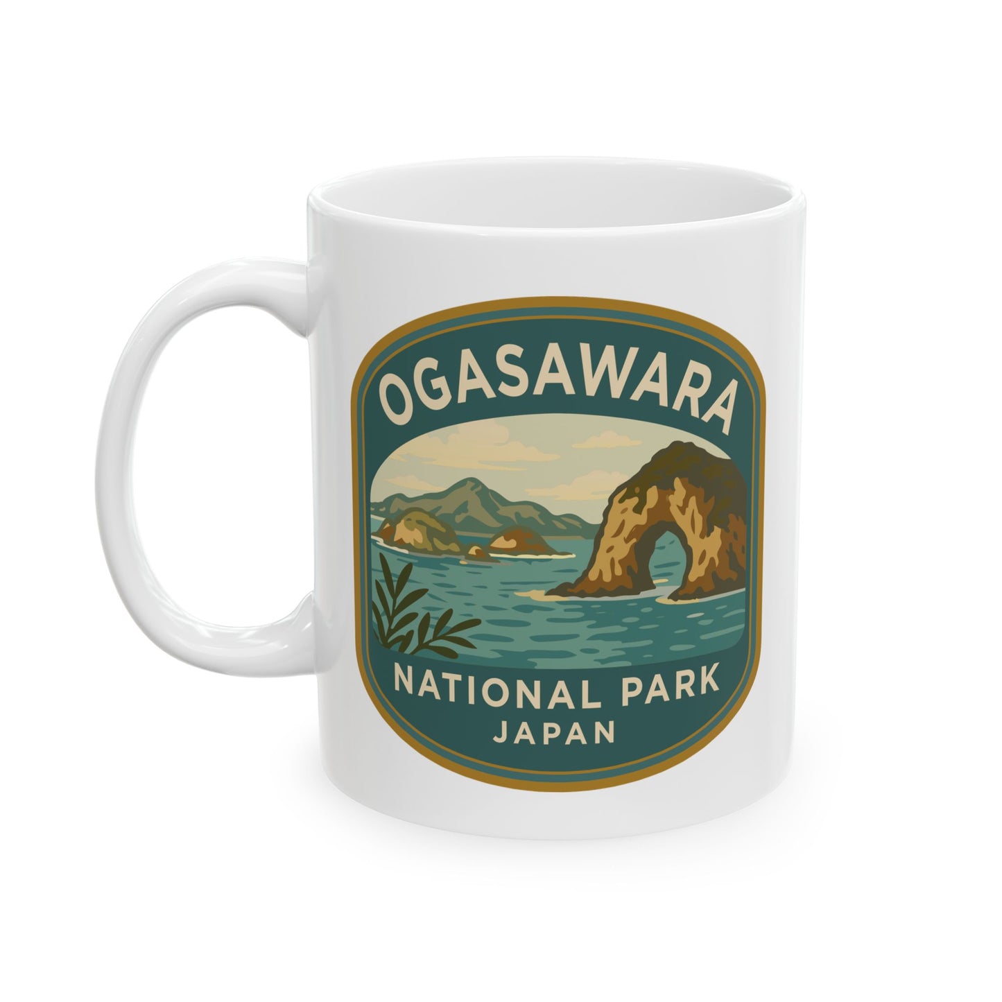 Ogasawara National Park Logo Ceramic Mug