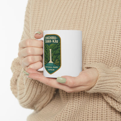 Chichibu - Tama - Kai National Park Logo Ceramic Mug