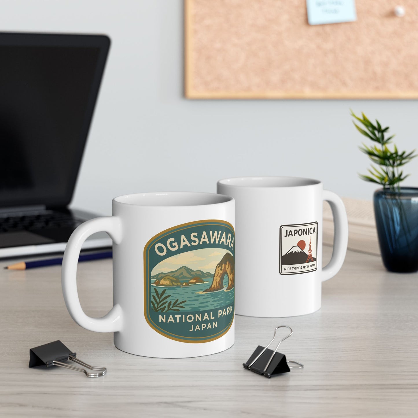 Ogasawara National Park Logo Ceramic Mug