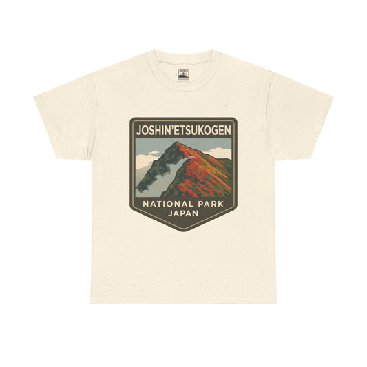 Jōshin’etsukōgen National Park Logo Unisex Heavy Cotton Tee