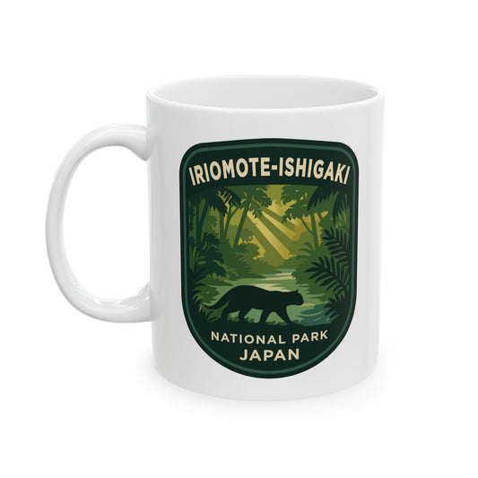 Iriomote-Ishigaki  National Park Logo Ceramic Mug