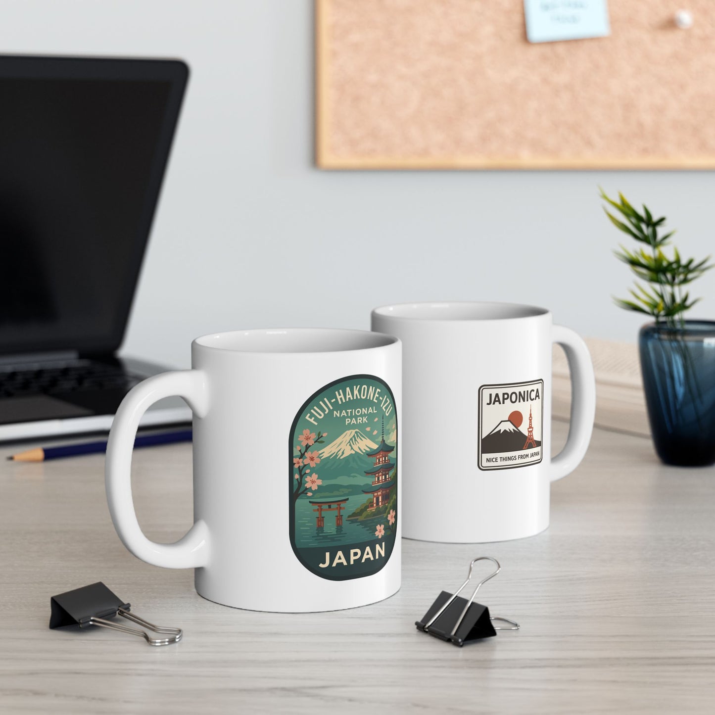 Fuji - Hakone - Izu National Park Logo Ceramic Mug