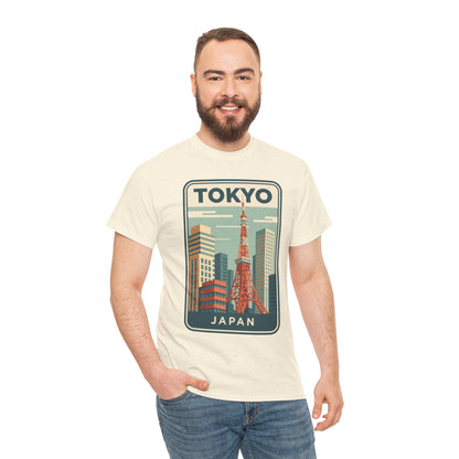 Tokyo Japan Unisex Heavy Cotton Tee