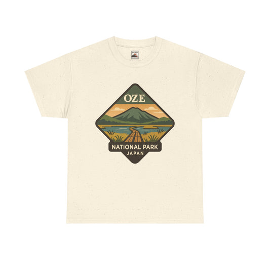 Oze National Park Logo Unisex Heavy Cotton Tee