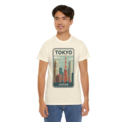 Tokyo Japan Unisex Heavy Cotton Tee