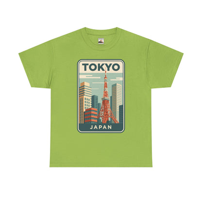 Tokyo Japan Unisex Heavy Cotton Tee